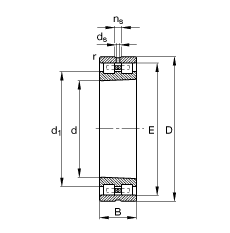 ALS NN3026-AS-K-M-SP, (j) DIN 5412-4 ˜ʵҪߴ, ǶλS, pFF 1:12 ɷx, ּpСďȲ϶ƹ